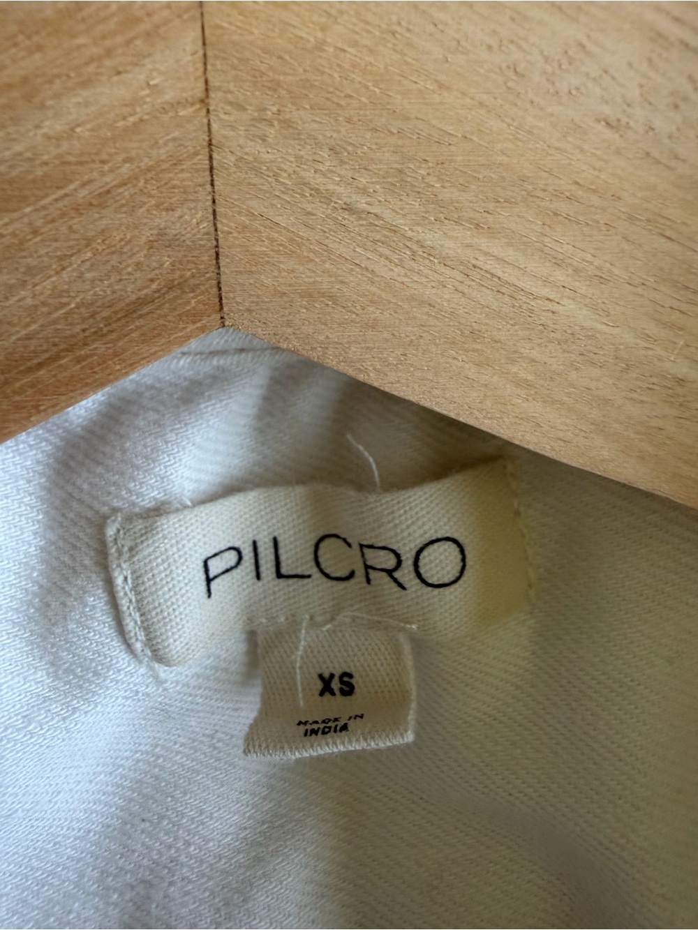 Pilcro Keira Denim Long-Sleeve Blouse by Anthropologie | Size: XS - Picture 8 of 10